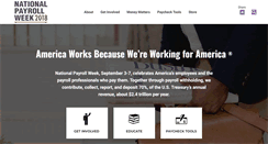 Desktop Screenshot of nationalpayrollweek.com